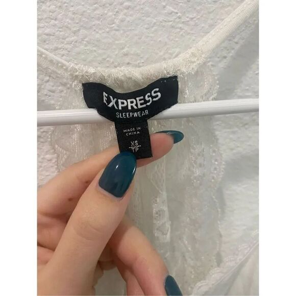 Express White Sleepwear Top Size Xs - Picture 4 of 5